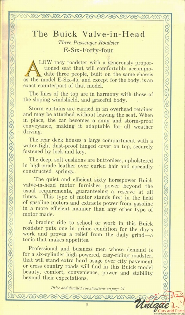 1918 Buick Brochure Page 23